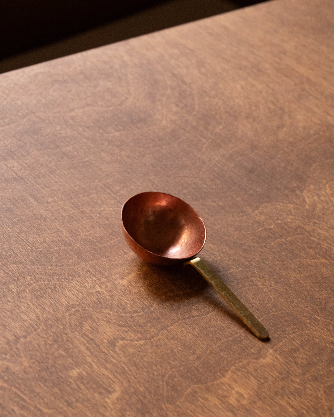 copper coffee measure