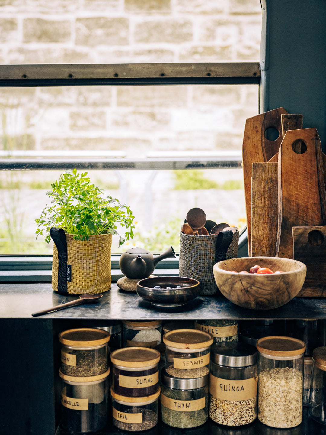breathable fabric planters