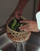 kitchen + kado : colander & flower frog